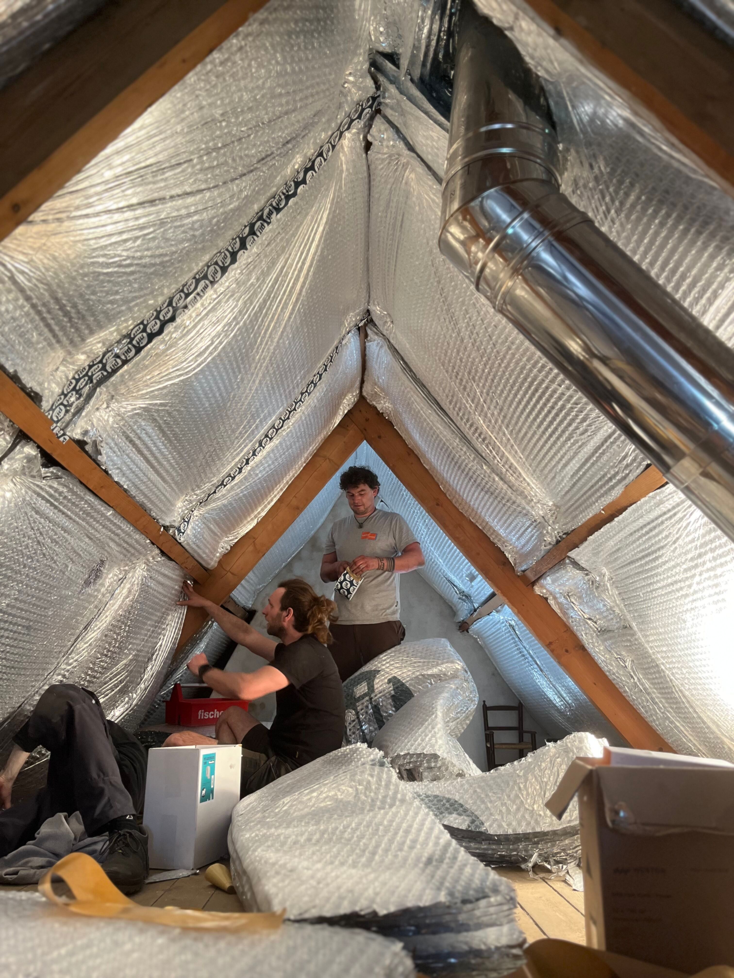 Dakisolatie project van Warmzinnig